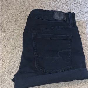 american eagle high rise shortie